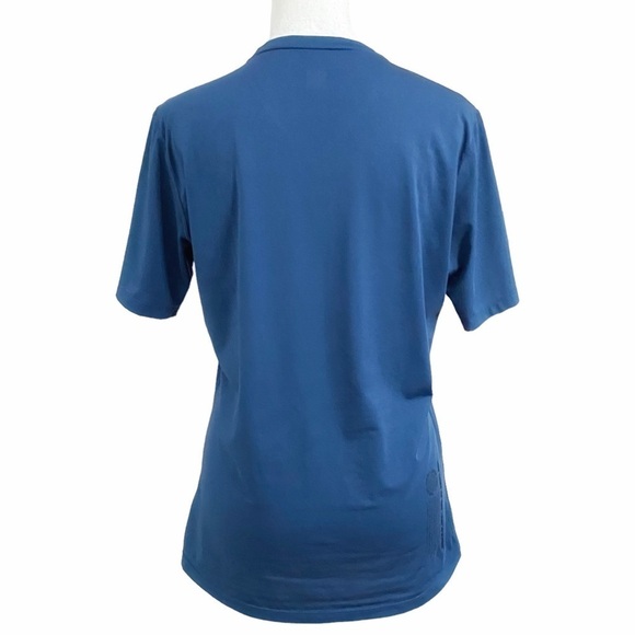 RAPHA BLUE V-NECK HOT WEATHER BASELAYER T-SHIRT - M - Picture 3 of 8